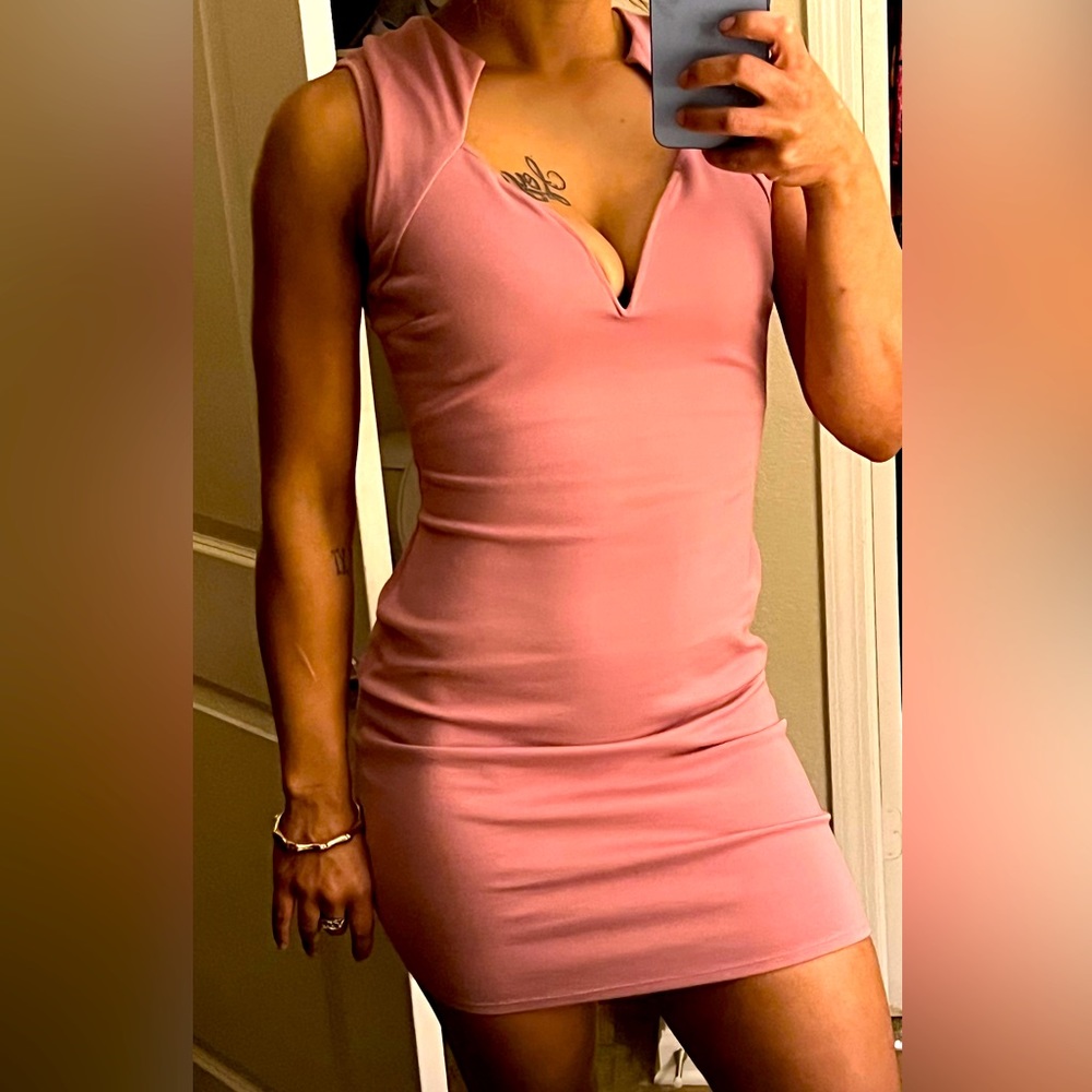 Peachy Perfection: The Dress You Need in Your Wardrobe size Lfits like and M